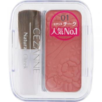 Cezanne Natural Teak Blush N 01 Peach Pink 3.6g