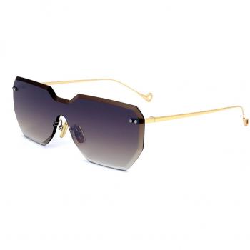 Eyepetizer Brickel C.4-18F Men's Gold Sunglasses 99mm