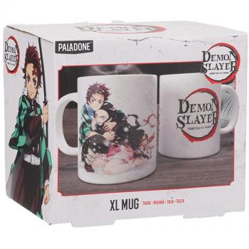 Taza XL Demon Slayer Tanjiro y Nezuko de Cerámica 550ml Multicolor