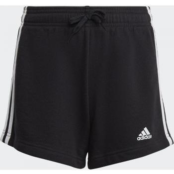 Adidas Essentials 3-Stripes Shorts para Niñas - Negro/Blanco, Talla 128