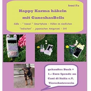 Funda Kawaii para Smartphone en Estilo Amigurumi Indio-Japonés de Happy Karma con GaneshasBells