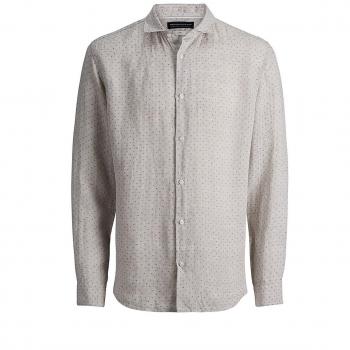 JACK & JONES Camisa Formal - Para Hombre Gris M