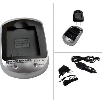 Cargador SET DTC-5101 para Panasonic LUMIX DMC-FX37