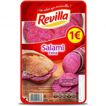 Revilla - Lonchas Salami - 80 gr