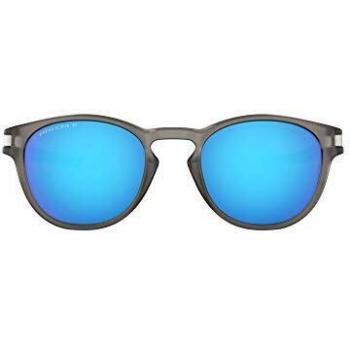 Ray-Ban Men's Latch 926532 Sunglasses, Matte Grey Ink/Prizmsapphirepolarized, 53
