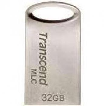 Transcend JF720 - 32GB USB 3.1., MLC, Metálico, Plateado, Hasta 130 MB/s