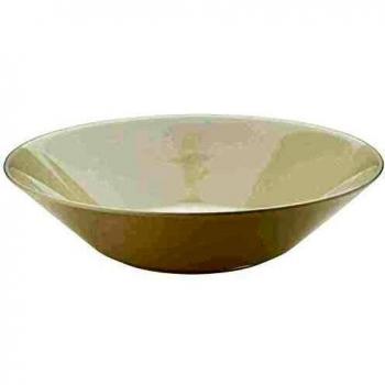 Iittala, Plato hondo Teema blanco, 21 cm, Ceramica Vidriata