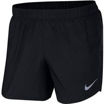 NIKE M Nk Dry Short 5In Fast Pantalón, Hombre, Black/Reflective silv, 2XL