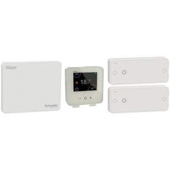Kit Termostato Conectado para 2 Radiadores Eléctricos Schneider Wiser de Segunda Generación