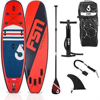 Set de Paddle Surf Hinchable Vulk 9'8 - Pack Completo con Bomba, Pala, Leash y Mochila de Transporte