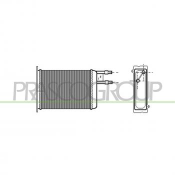 Radiador de calefacción PRASCO CI950H001 con intercambiador de calor para interior