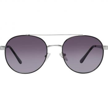 Women's Sunglasses Guess GF0367 5310B - Gray, Size: ONE SIZE, Silver Frame with Gradient Lenses