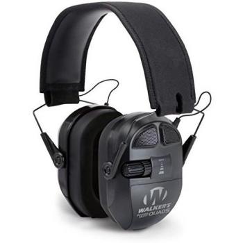 Walker's Ultimate Power Muff Quads with AFT/Electric, Black