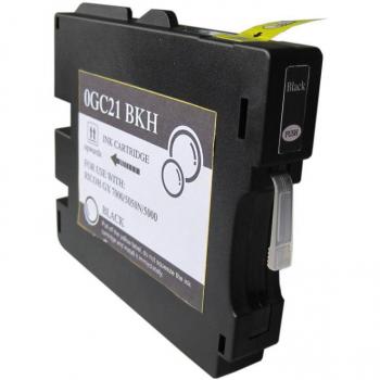 Cartucho de Tinta Pigmentada Ricoh GC21K Negro