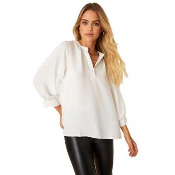 Ivory Women's Overhead Shirt - Size 8 UK by Dorothy Perkins