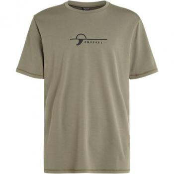 Camiseta de Surf para Hombre Protest Legundi - Manga Corta, Color Verde, Talla M