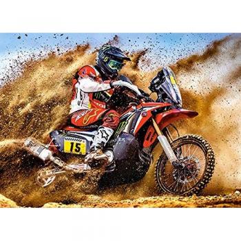 Puzzle Castorland Motocicleta de Tierra Potencia 300 Piezas