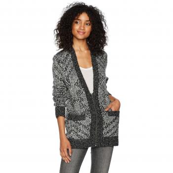 Volcom Grampaw Cárdigan, Mujer, Negro, M