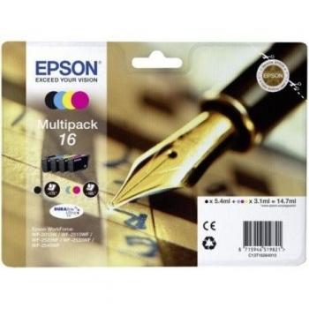 Epson multipack per wf-2510wf. wf-2520nf. wf-2530wf wf-2540wf serie 16 penna e cruciverba