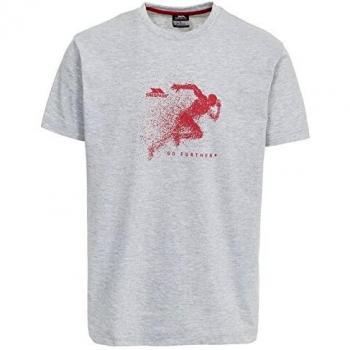 Trespass Lyons Camiseta de Manga Corta, Hombre, grm, M
