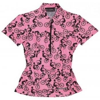 GO Girl bicicl Etta Color Rosa bicicleta camiseta climática regula Fitness Camiseta, 18058, todo el año, color , tamaño 36