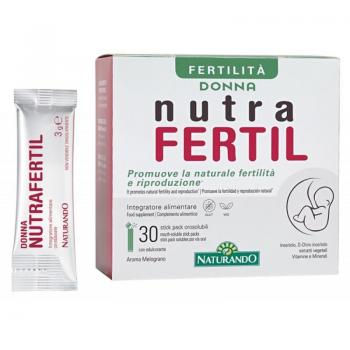 Naturando Donna Nutrafertil 30 Sticks - Suplemento nutricional en formato de sticks para la salud femenina, que ayuda a mejorar la fertilidad y el equilibrio hormonal