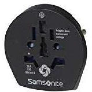 Adaptador Universal Samsonite para Tomas Eléctricas - Europa Negro