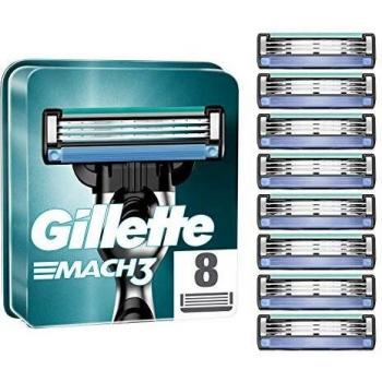 Gillette Mach 3 - Cuchillas de recambio para maquinilla de afeitar