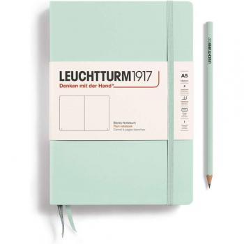 Libreta A5 Leuchtturm 1917 Tapa Dura Mint Green 251 Páginas Numeradas Lisas