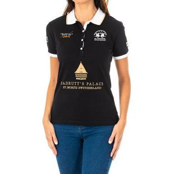 Polo manga corta con cuello de solapa para mujer La Martina 2WPH29-09999
