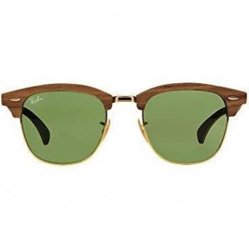 Ray-Ban Unisex's Rb 3016M Sunglasses, Walnut Rubber Black, 51
