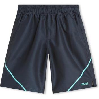 BOSS Kidswear - Bañador corto de niño con cintura elástica y bolsillos, modelo J50780