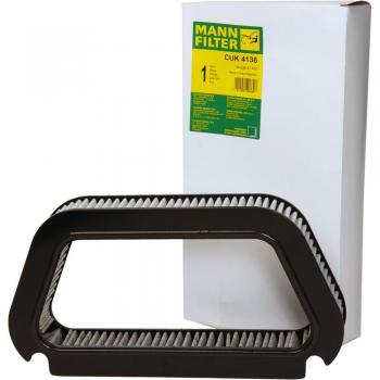 Original MANN-FILTER Interior Filter CUK 4136 – Pollen filter with active charcoal – For passenger cars