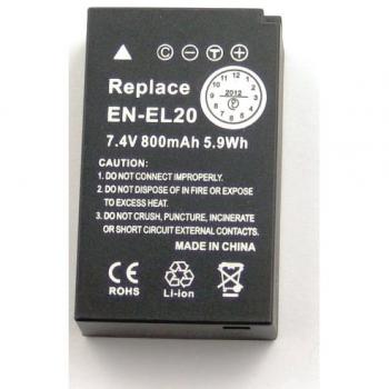 Energy 4047038406431 - Bateria nikon en-el20 - nikon: 1 j1, 1 aw1, 1 v3, blackmagicdesign pocket cinema camera