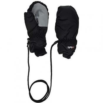 Barts Black Nylon Kids Mittens - Unisex, Size 4