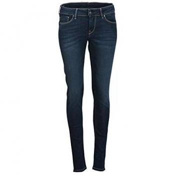 Pepe Jeans Soho Women's Skinny Denim Jeans 32/30, Casual, Cotton, Distressed Effect