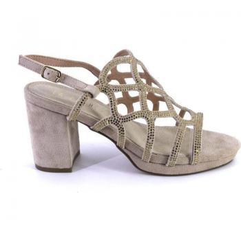 Sandalias de mujer beige LA PUSH 51021 523