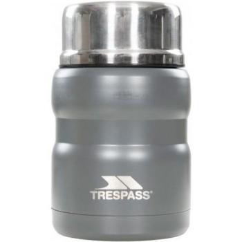 Termo de Comida Trespass Scran - Capacidad de 1.2 litros, aislamiento al vacío, tapa a prueba de fugas, fabricado en acero inoxidable, diseño ligero y portátil, ideal para mantener la temperatura de alimentos calientes o