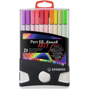 Rotulador Pincel STABILO Pen 68 Arty 20 Colores Asortidos