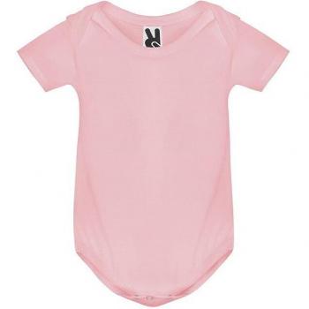 Body de bebé con manga corta de punto liso