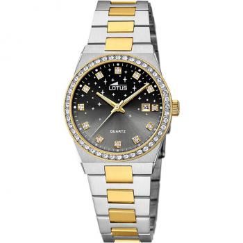 Reloj Lotus Freedom 18886/4 para Mujer con Esfera Negra y Correa de Acero Multicolor