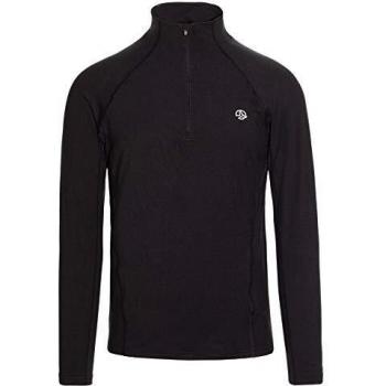 Ternua Mode 1/2 Zip LS M Camiseta, Hombre, Negro