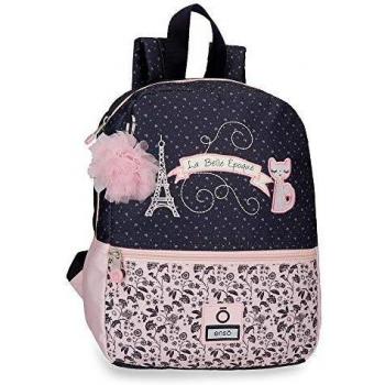 Enso Belle Epoque Mochila de Paseo Multicolor 25x32x12 cms Poliéster 9.6L