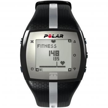 Polar FT7 - Pulsómetro de plástico, negro y plata