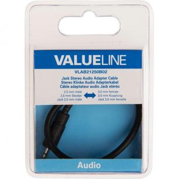 Valueline VLAB21250B02 adaptador de cable - Adaptador para cable