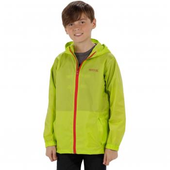 Regatta III - Chaqueta Impermeable para niños, Infantil, Color Verde
