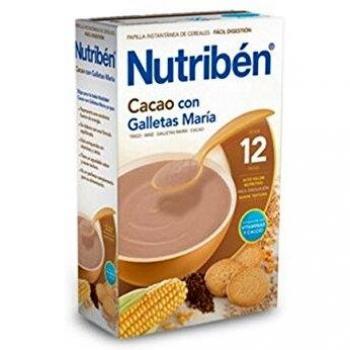 Nutribén - Papilla Cacao con Galletas María Nutribén 600 gr