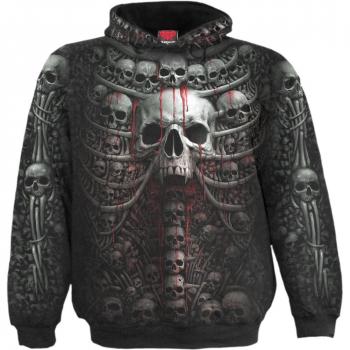 Spiral Direct Death Ribs Sudadera con Capucha, Negro