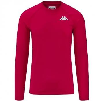 Camiseta Interior Kappa Vurbat Roja de Manga Larga para Hombre