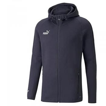Sudadera con Capucha Puma Teamfinal Casuals, Hombre, Azul Noche Parisina, Talla XXL